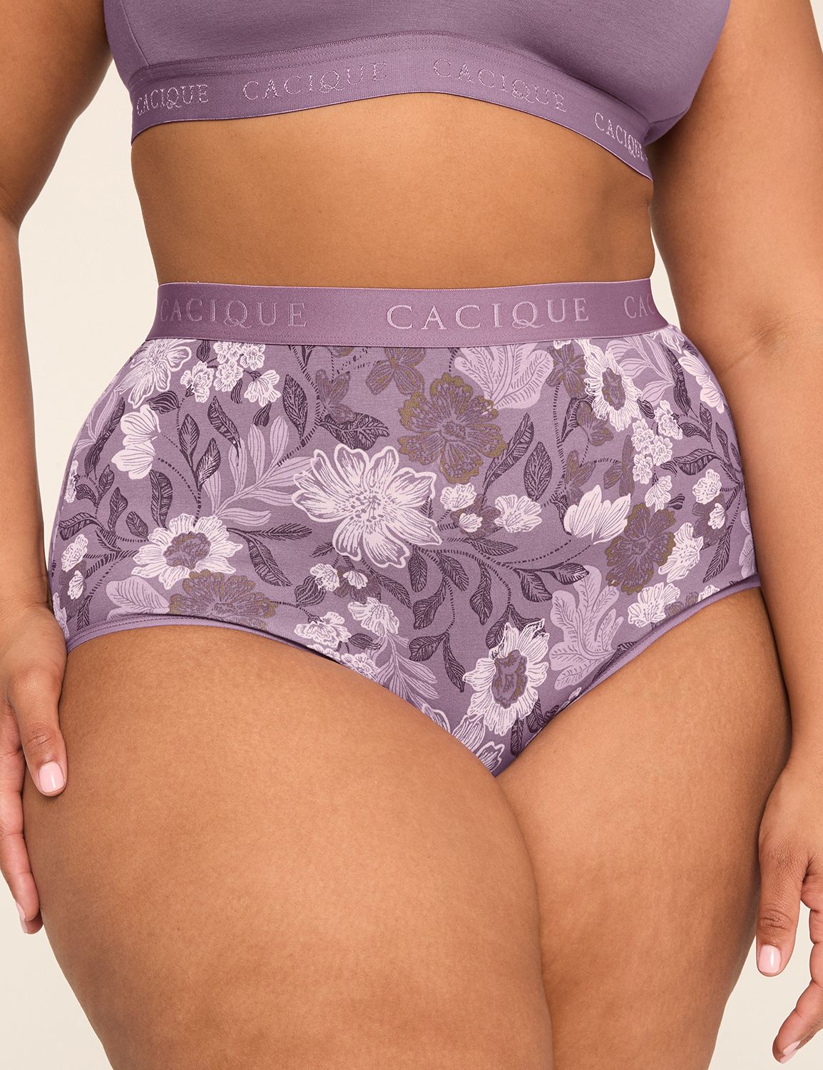 High Waist Brief - Washed White