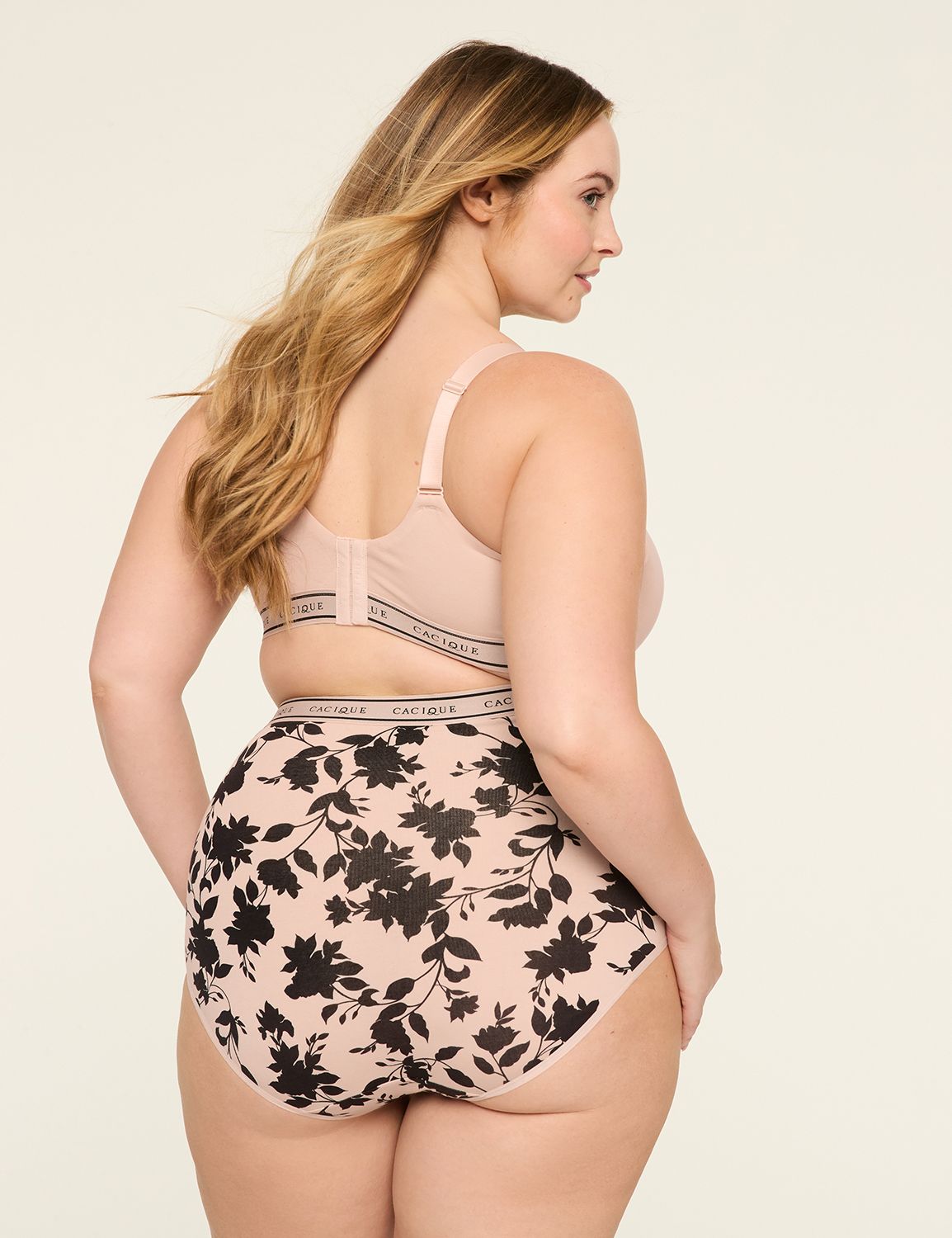 Cotton High-Waist Brief Panty With Wide Waistband