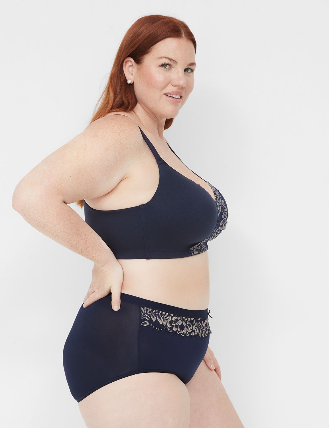 Mastectomy LL NW Nouveau Lace Solid Product Image 3