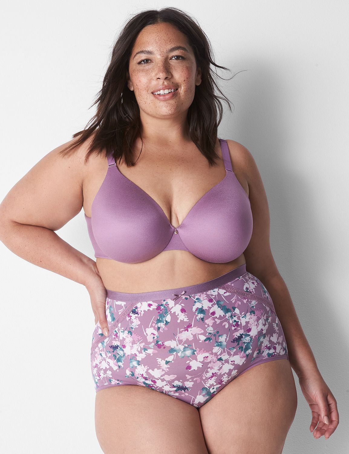 Lane Bryant Cacique Comfort Bliss Full Brief Plus Panty 22/24 Tropical  Flowers трусы купить недорого от 1994 руб. в интернет-магазине