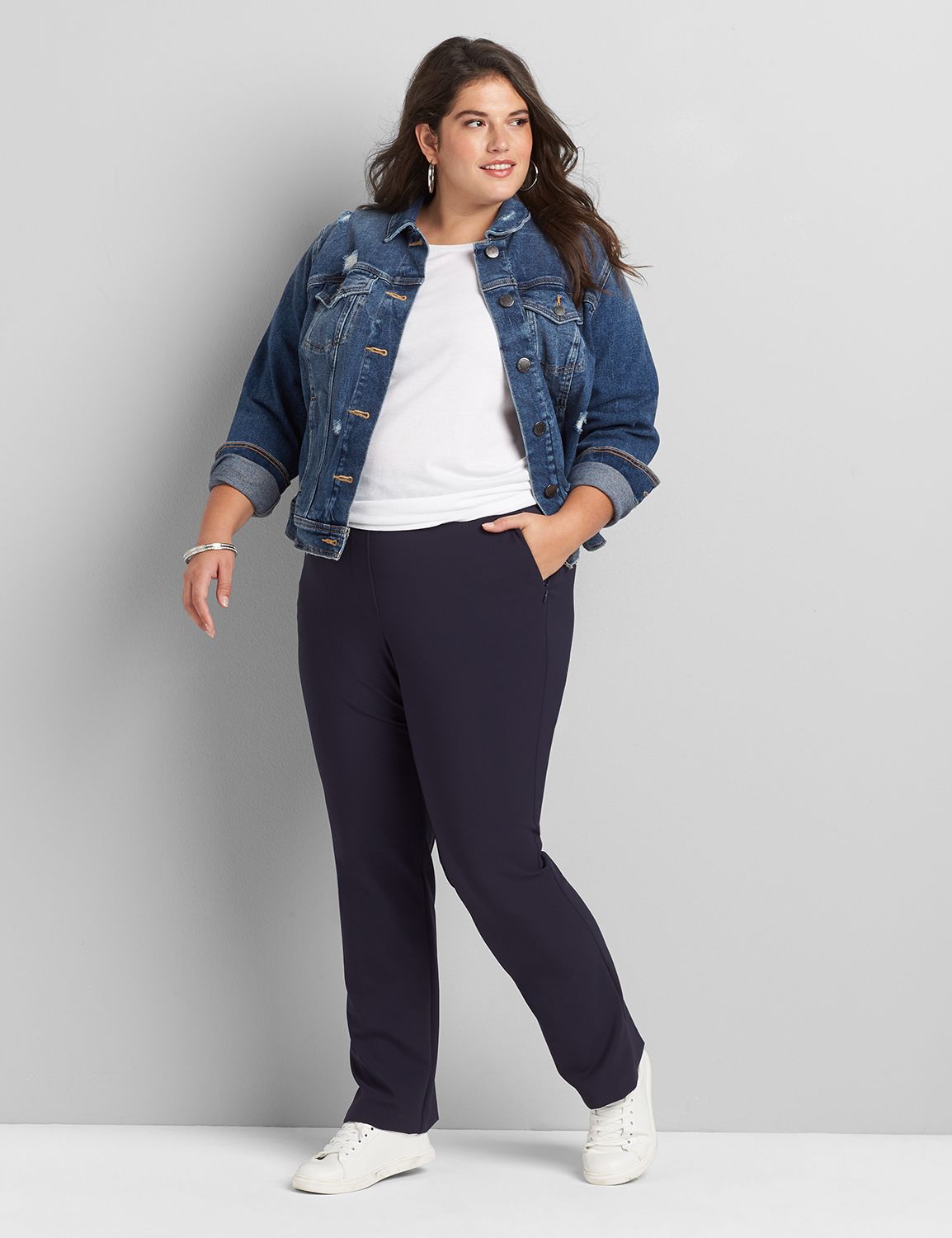 On-The-Go Straight Pant 1114355:PANTONE Night Sky:12 Product Image 3
