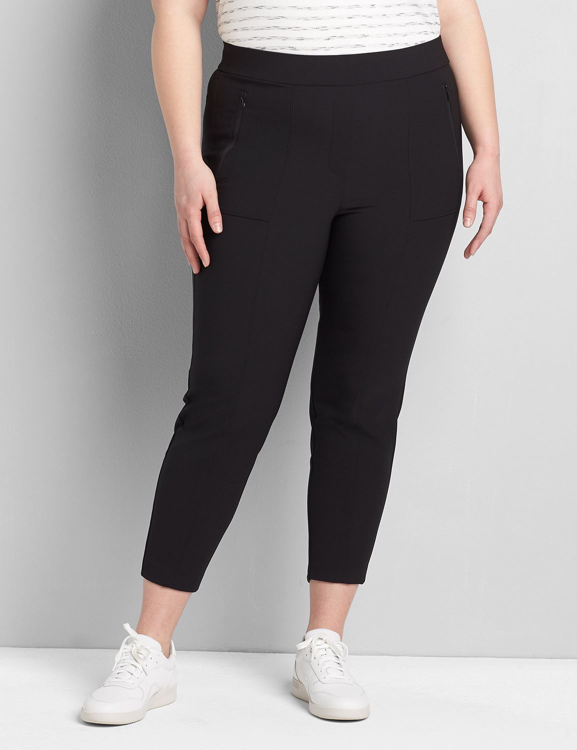 Signature Fit Slim Ankle Pant - Ponte