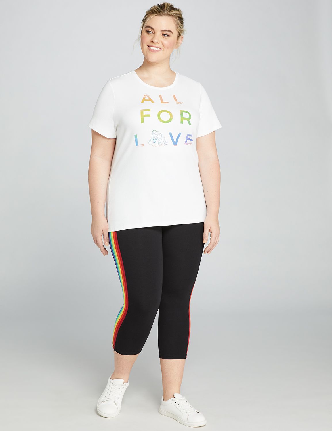 All for Love Crew Neck 1115956:White 2008:14/16 Product Image 3