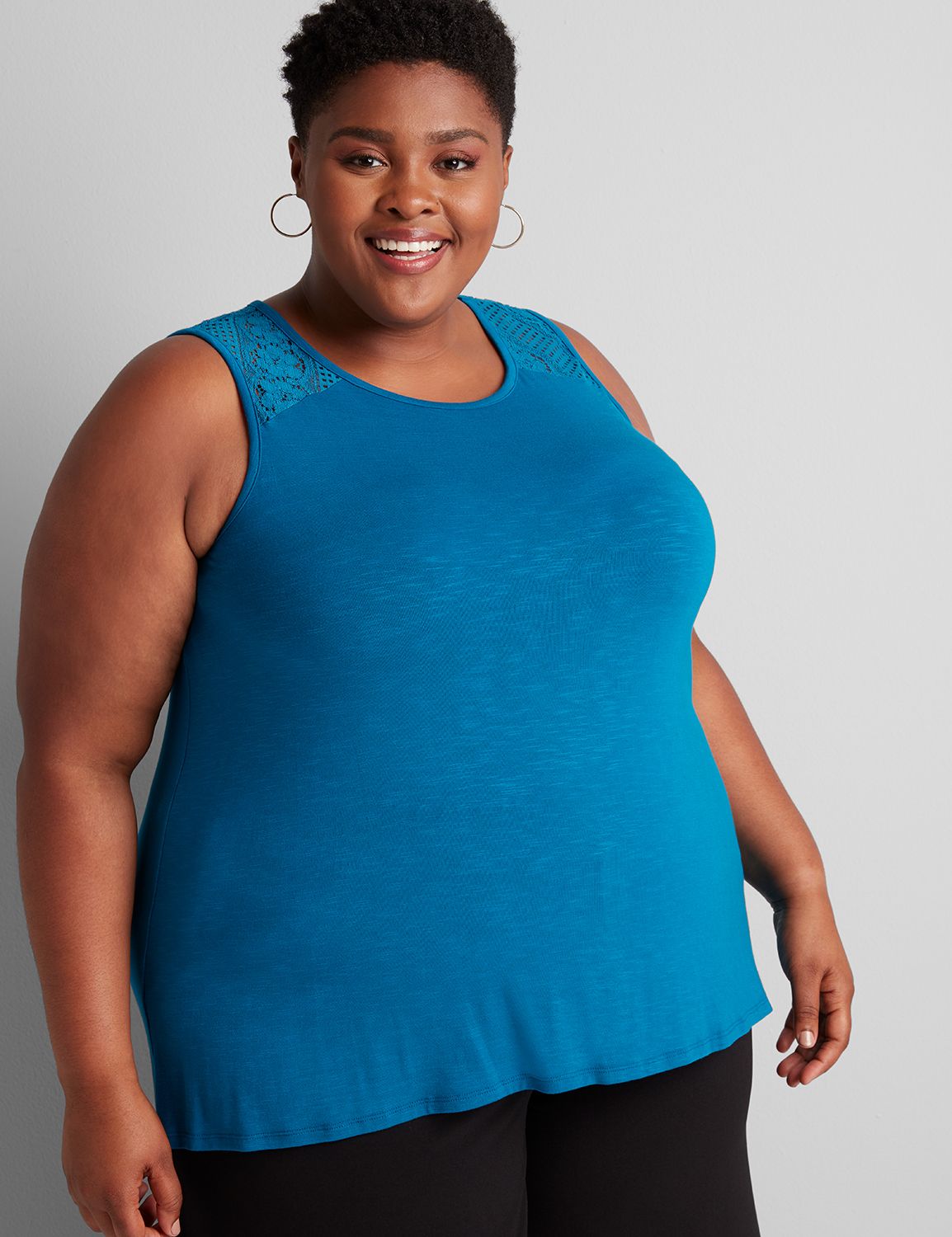 extra long tank tops for layering plus size