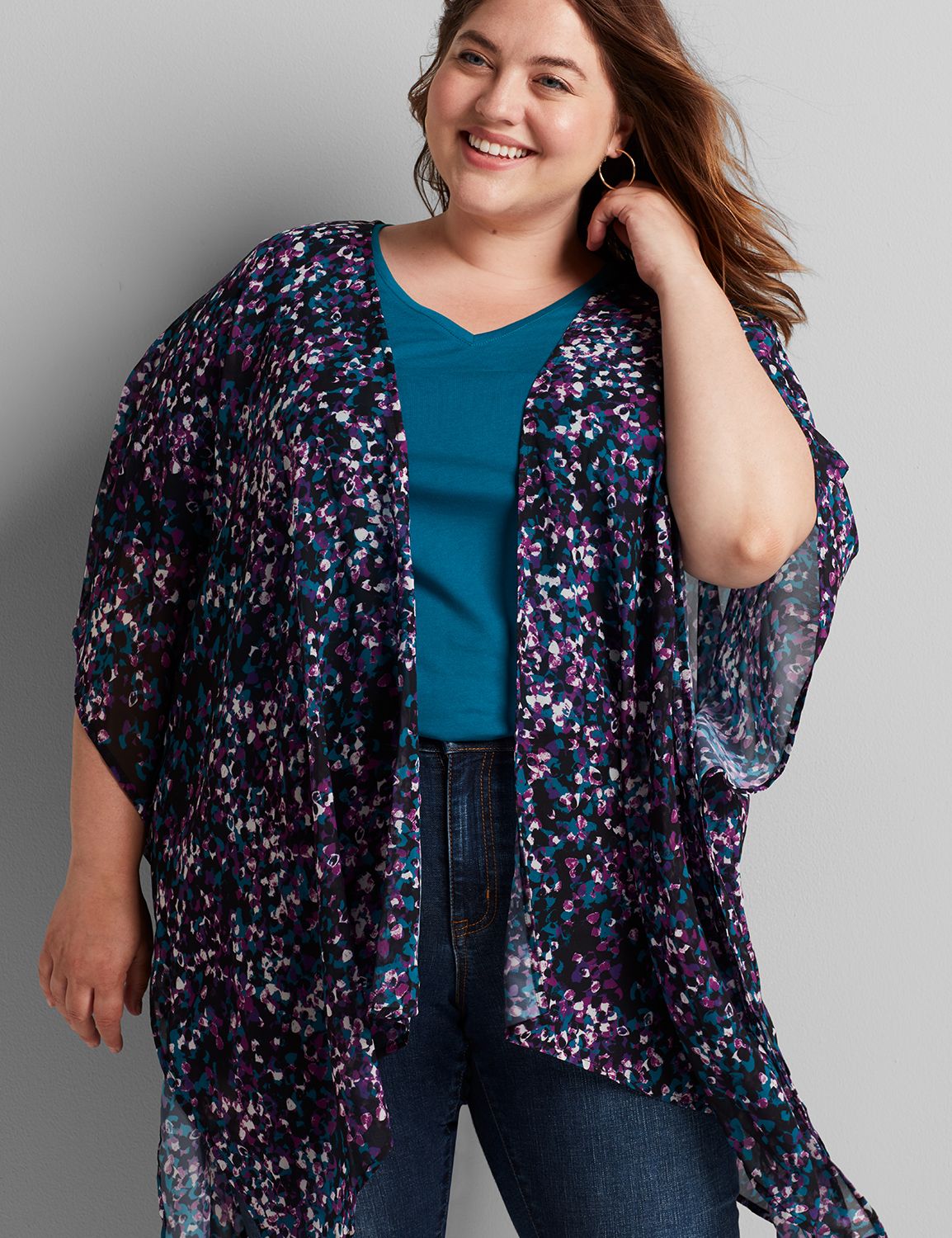 lane bryant kimono dress