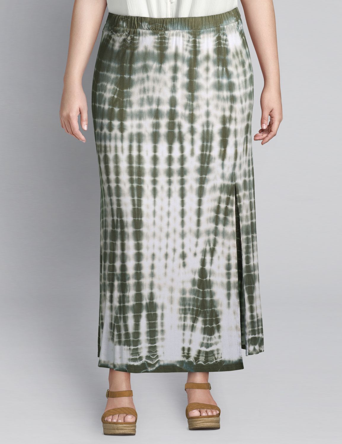 1115540  KNIT PULL-ON MIDI SKIRT:LBSU20414_TieDye1_VendorPrint_colorway1:14/16 Product Image 1