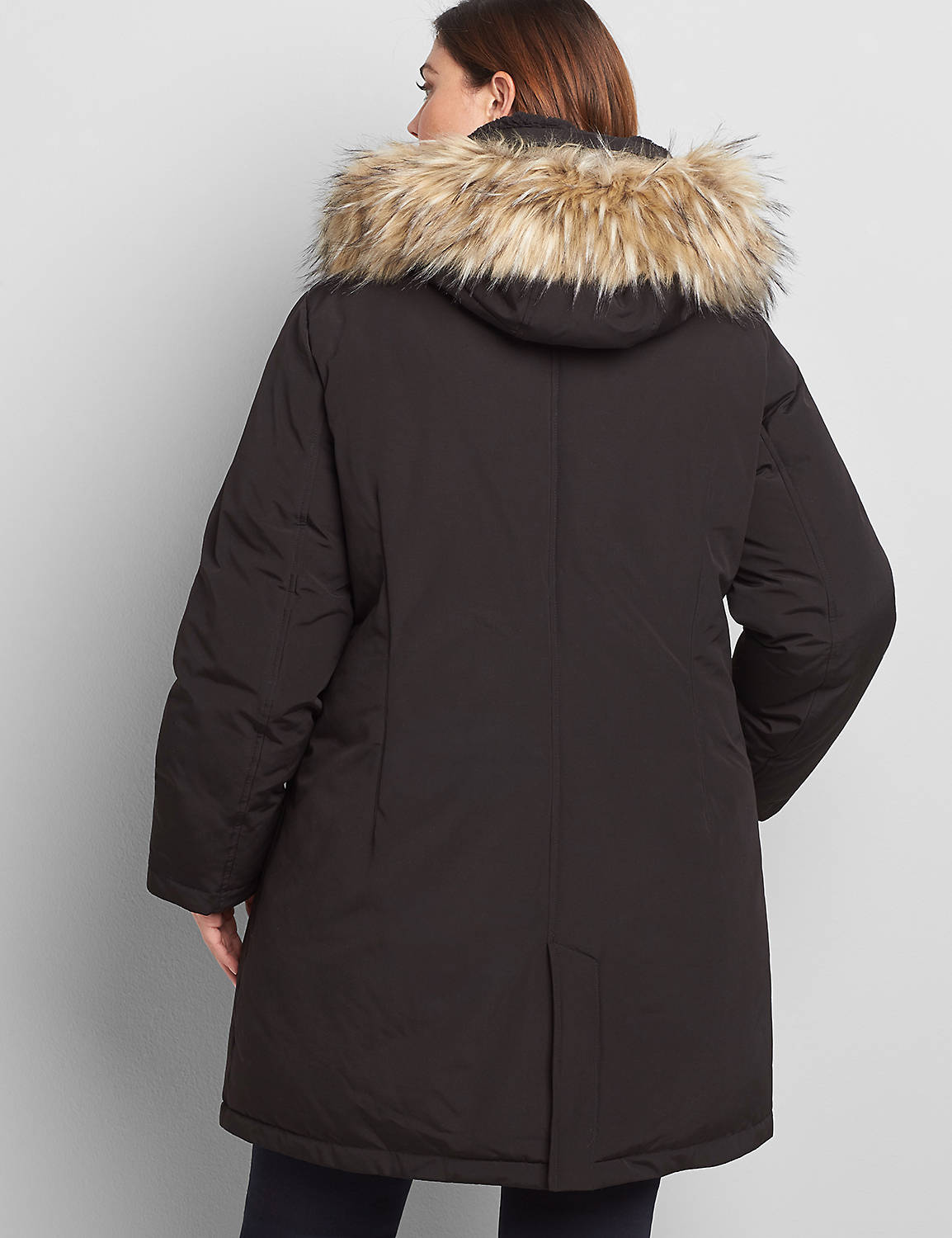 Rothschild Nylon Parka with Fur Hood 1114924:Pitch Black LB 1000322:10/12 Product Image 2