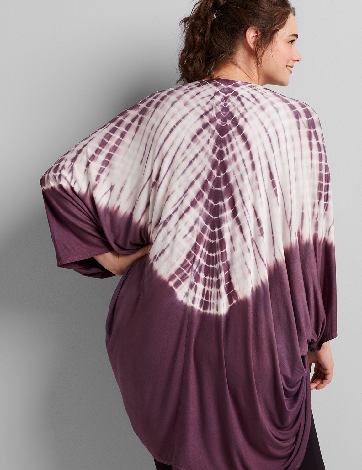 1112822 F Tie Dye Overpiece:PANTONE Purple Velvet:18/20 Product Image 2