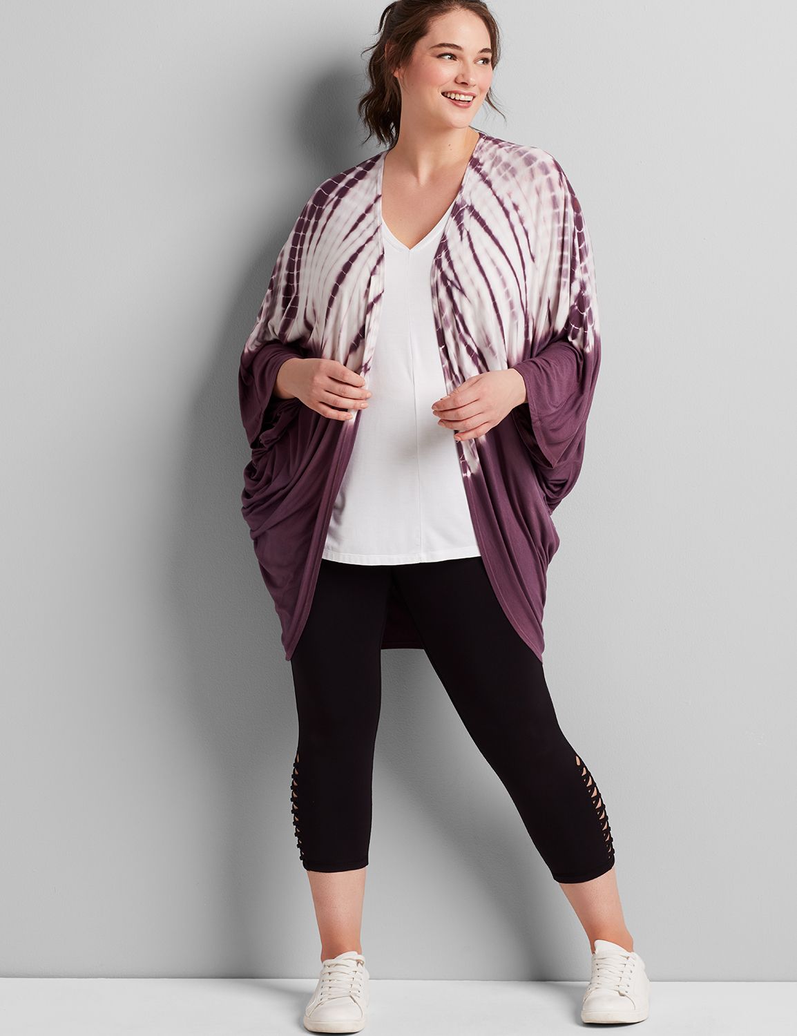 1112822 F Tie Dye Overpiece:PANTONE Purple Velvet:18/20 Product Image 3