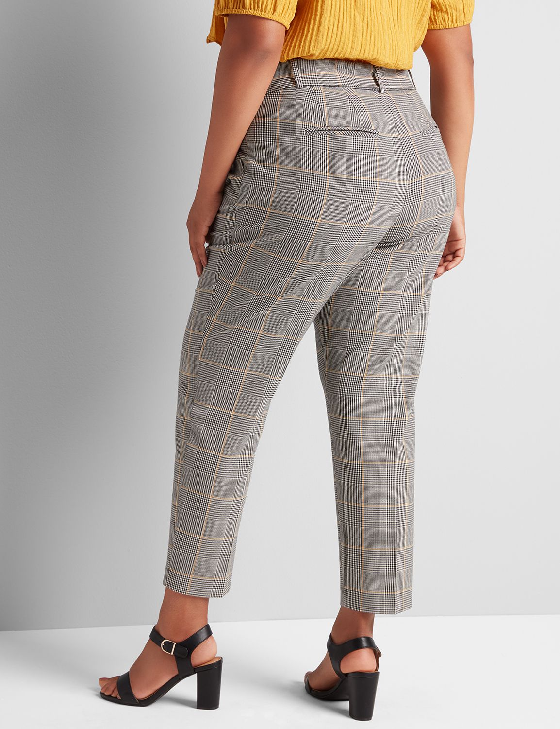 Plaid Belted Magic Waistband Ankle 1114467:LBF20294_CanstarMarissaPlaid_VendorFabric_colorway1:14 Product Image 2