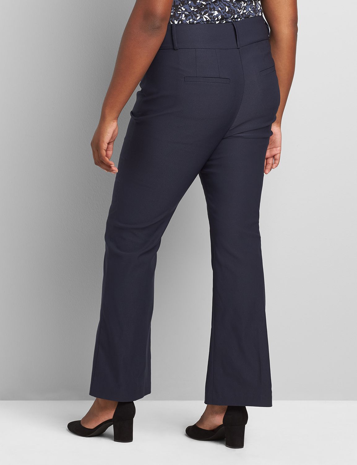 Womens Plus Size V-Front Boot Cut Pants - Pants & Leggings, Theatricals  D5107W