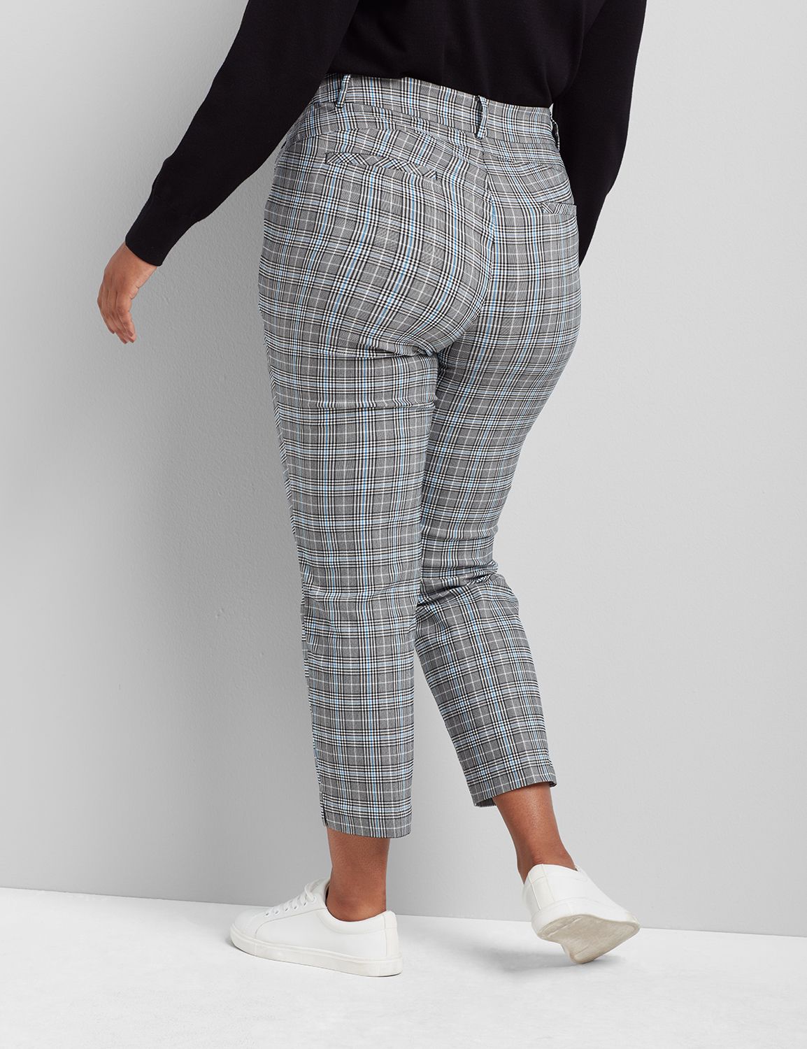 Signature Fit Ankle Allie Pant Plaid