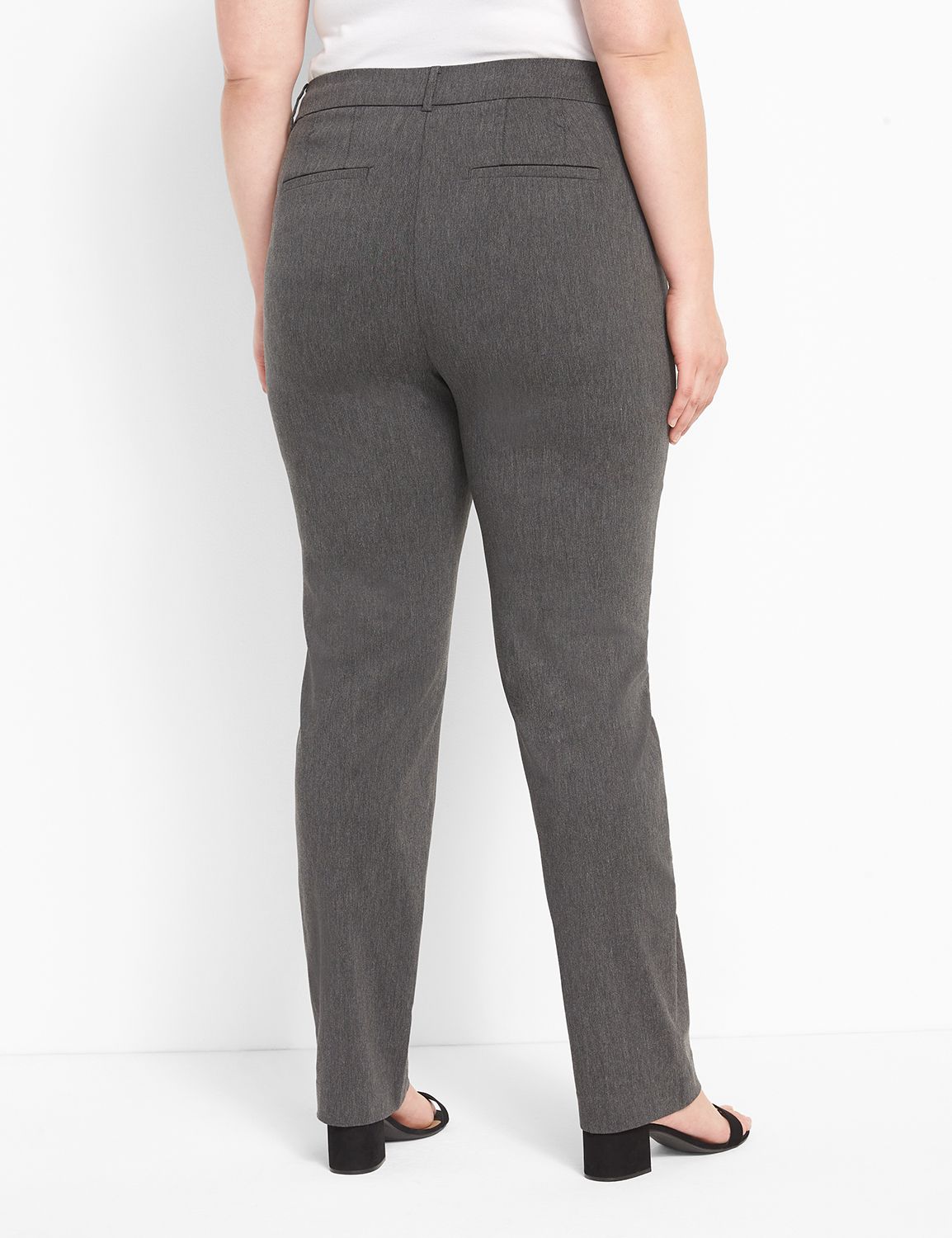 Plus Size Women s Grey Casual Dress Pants Lane Bryant