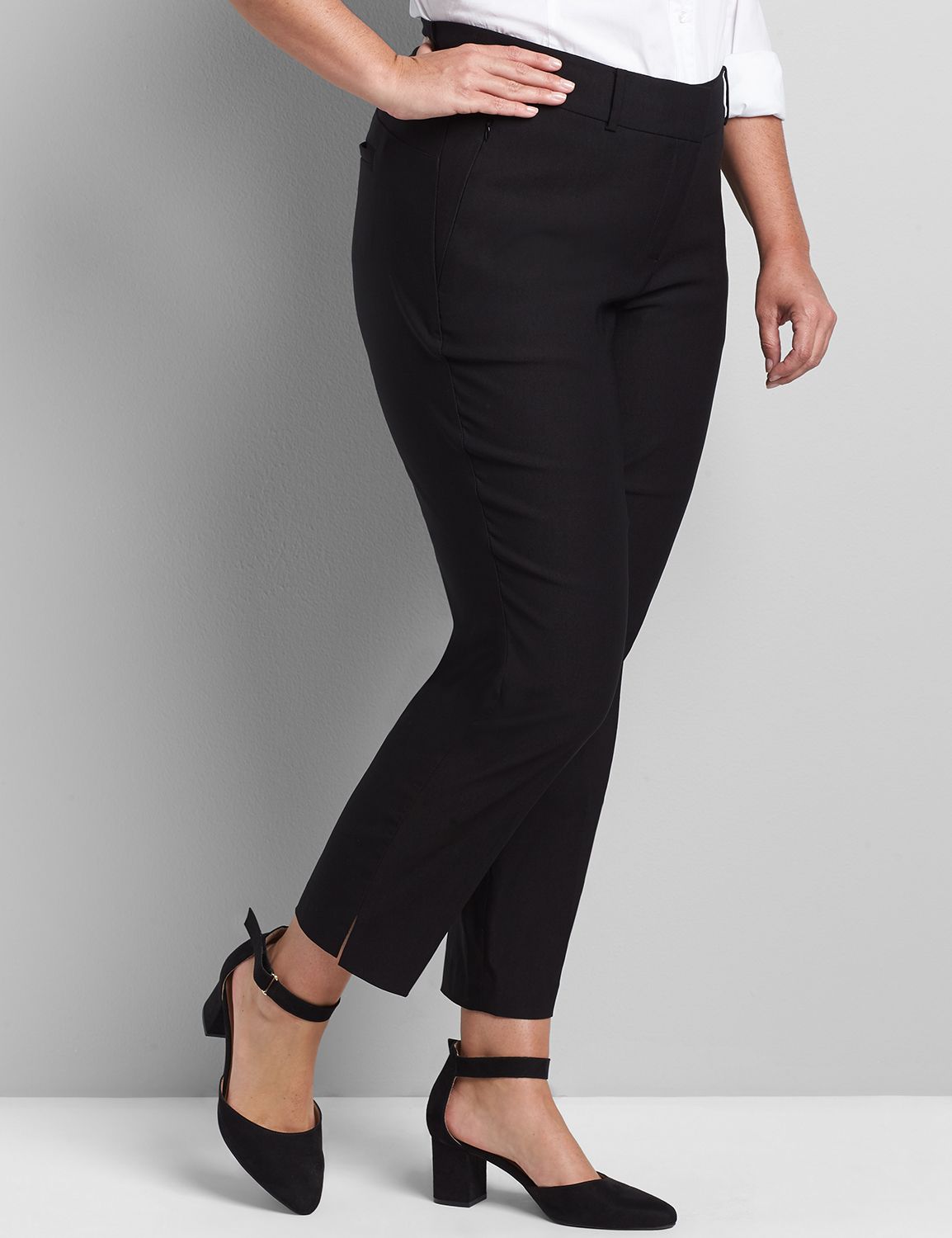 Curvy Allie Mid Rise Ankle 1116134:Pitch Black LB 1000322:20 Product Image 1