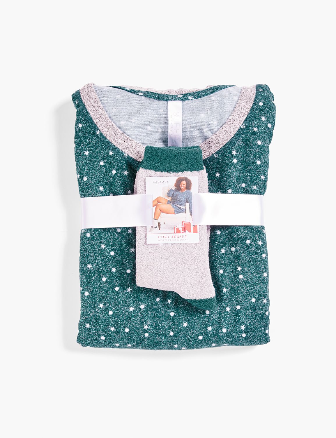 Brushed Jersey Top and Short PJ Set Product Image 5