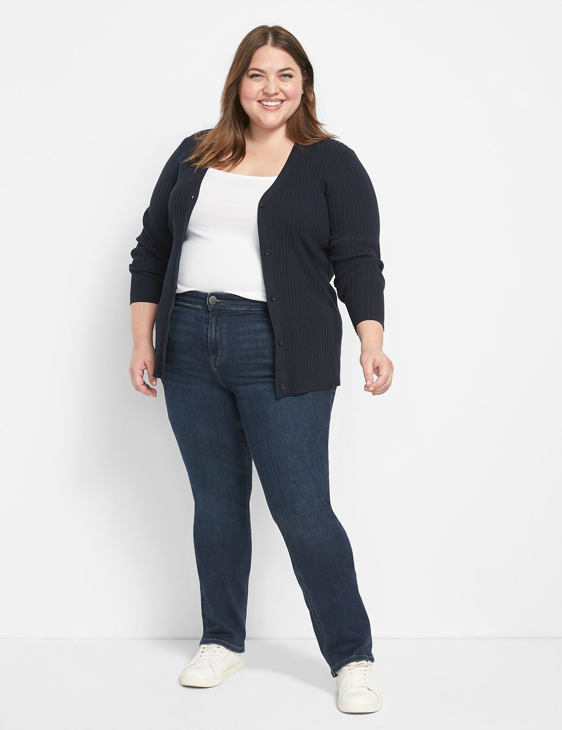 Curvy Fit High-Rise Straight Jean