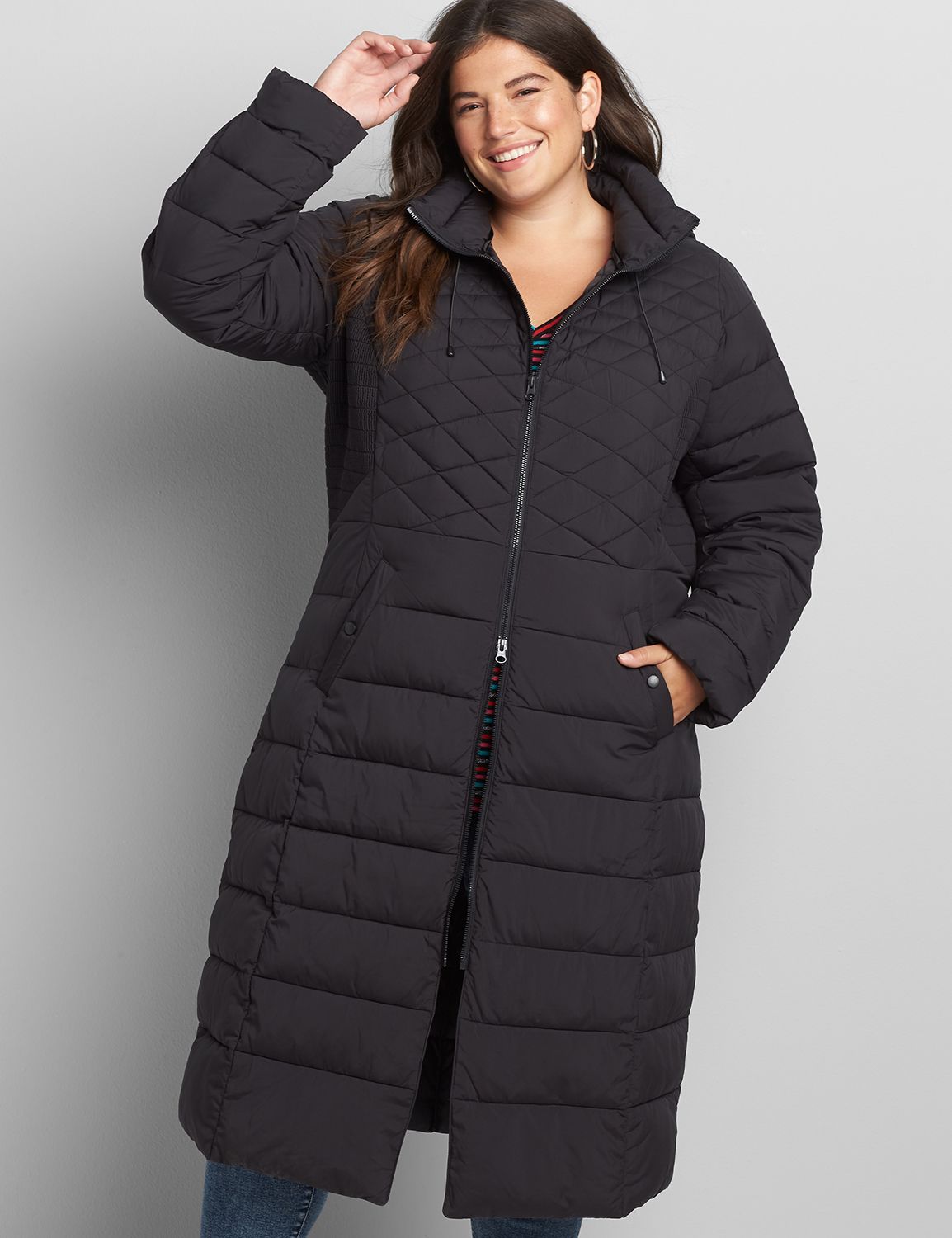 plus size womens long winter coats clearance