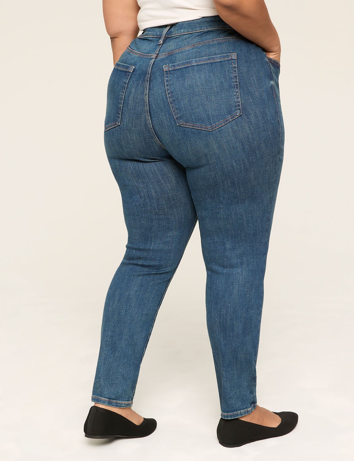 Size 14S Women's Plus Size Skinny Jeans