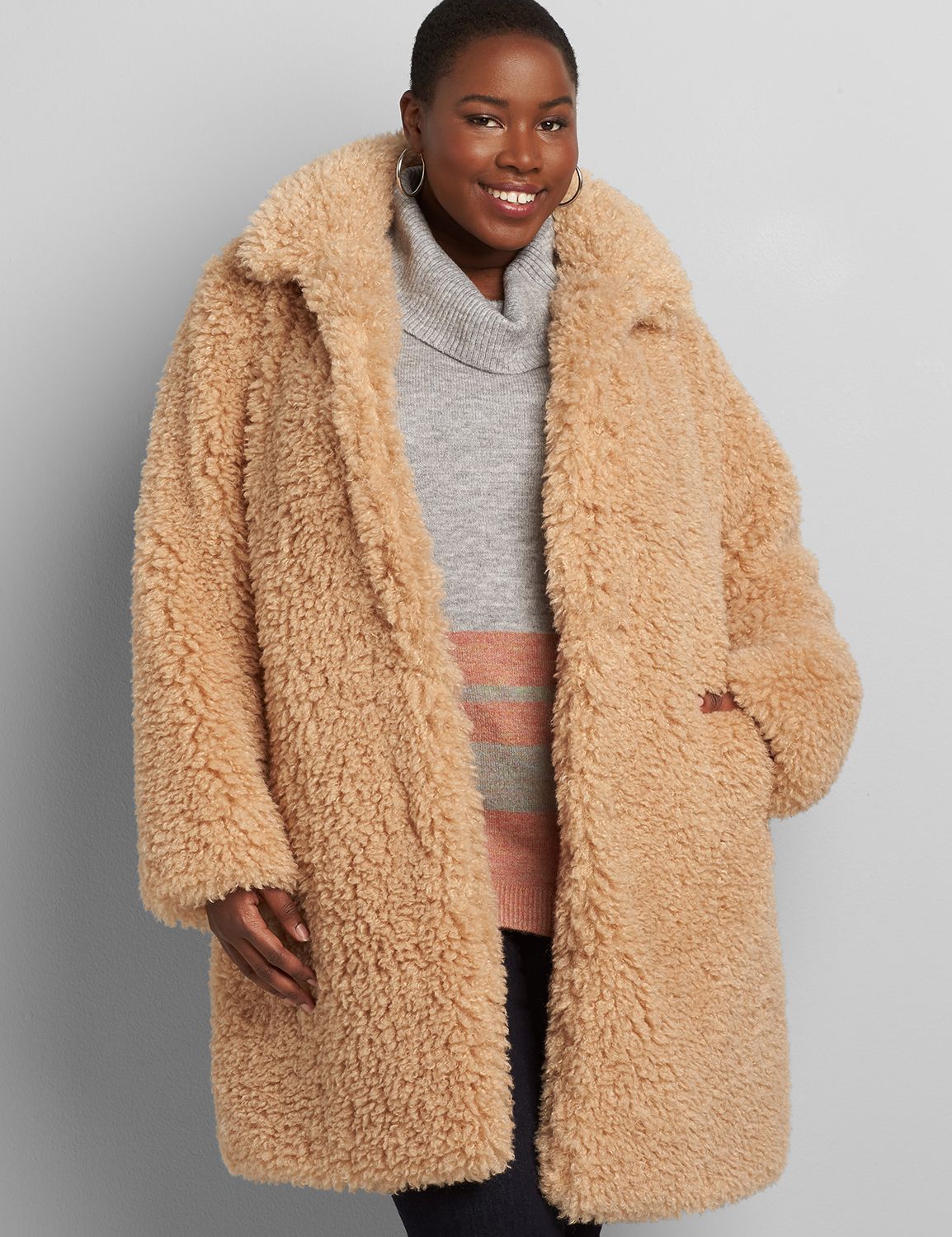 lane bryant fur coats