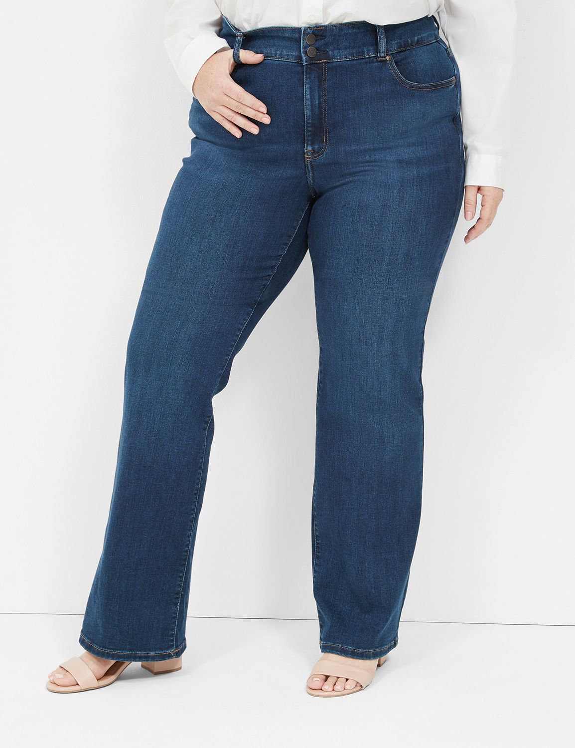 lane bryant high rise jeans