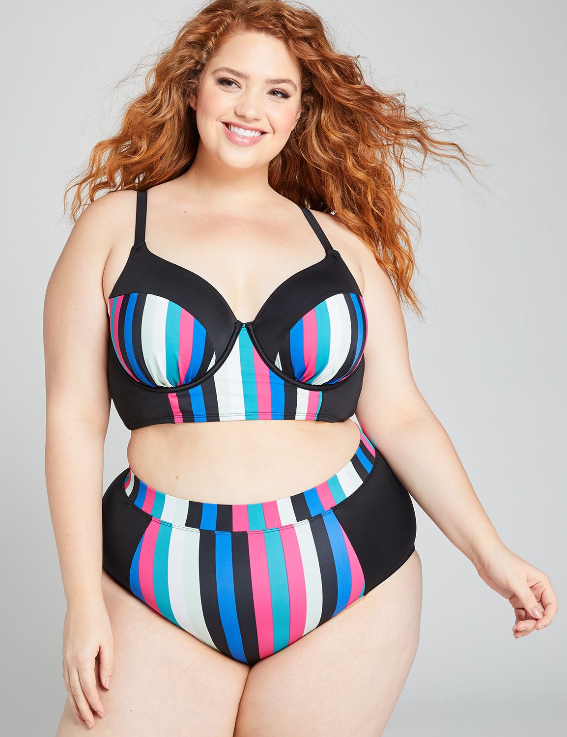 plus size bikini top with underwire