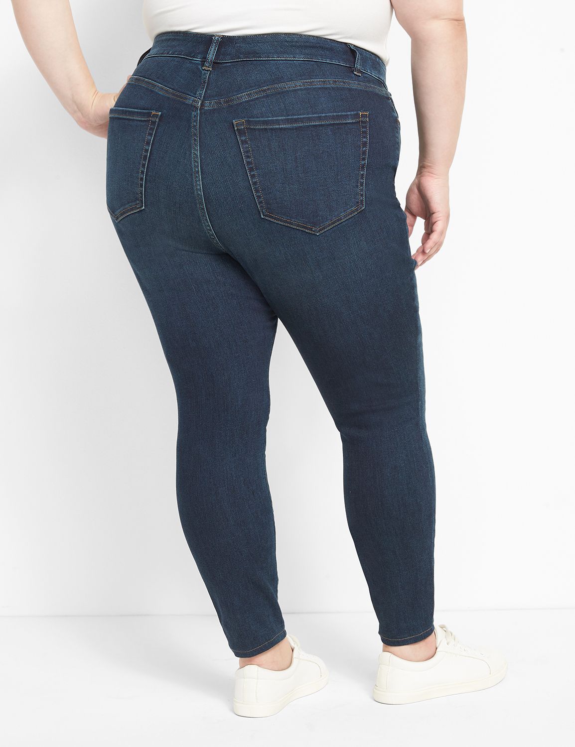 Straight Fit High-Rise Skinny Jean