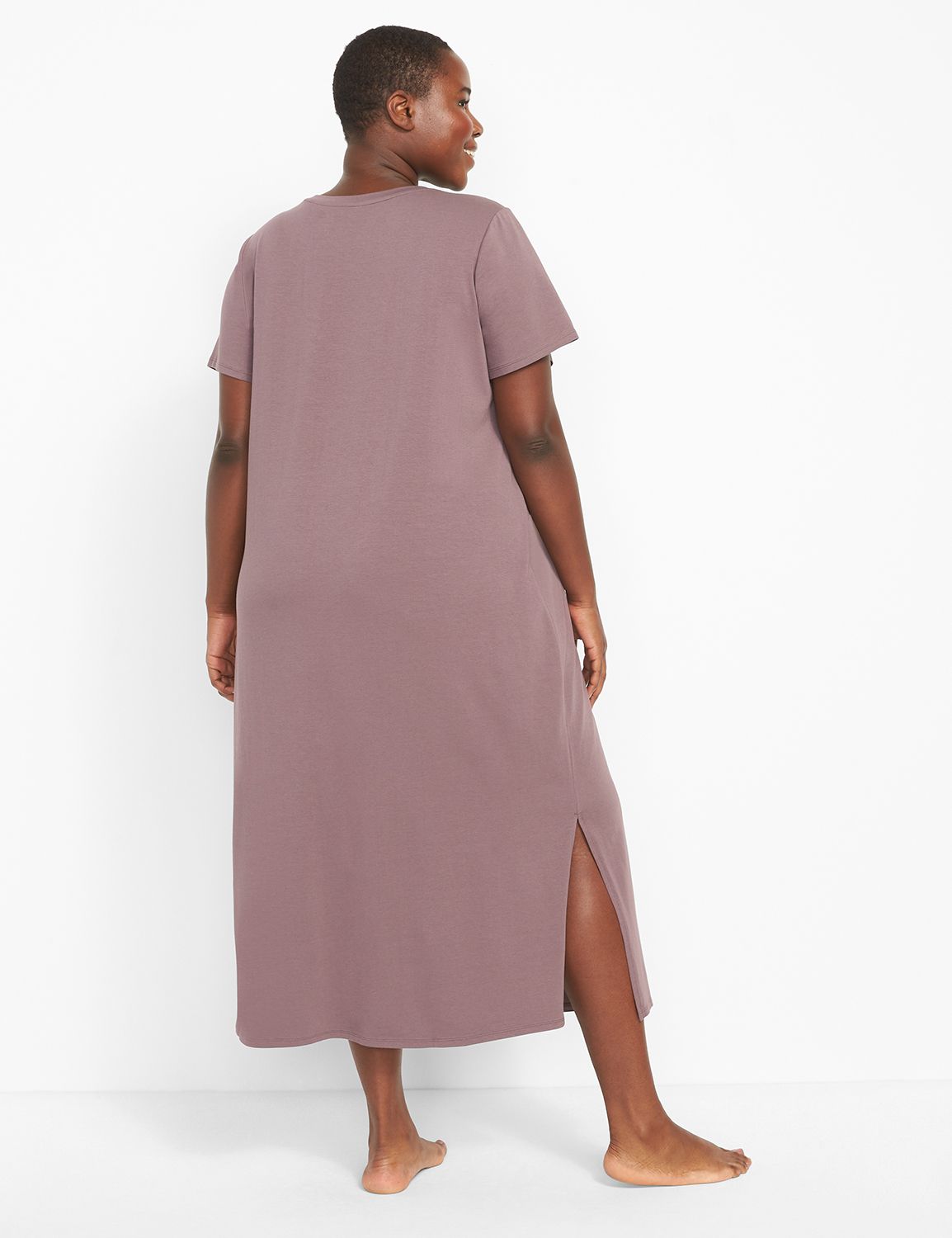 Comfy Cotton Maxi Sleepshirt LaneBryant