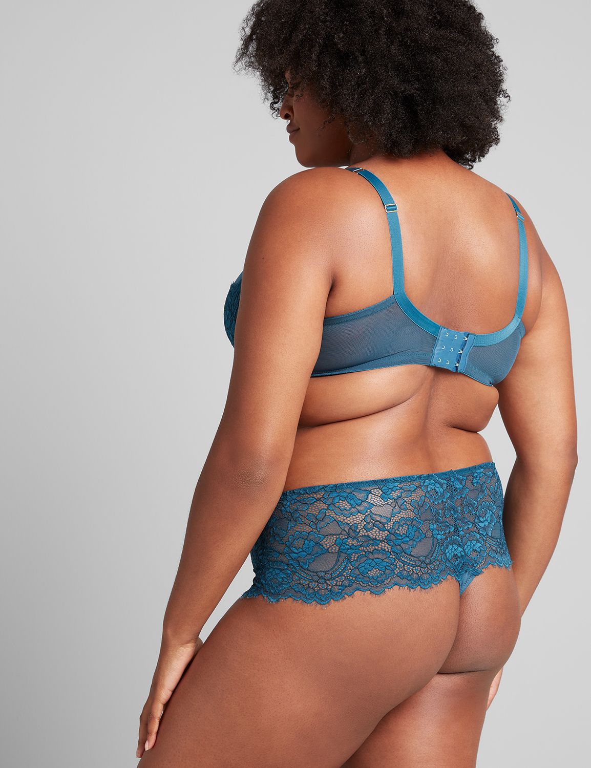 Strappy Lightly Lined Balconette 1112764:PANTONE Legion Blue:36DDD Product Image 2