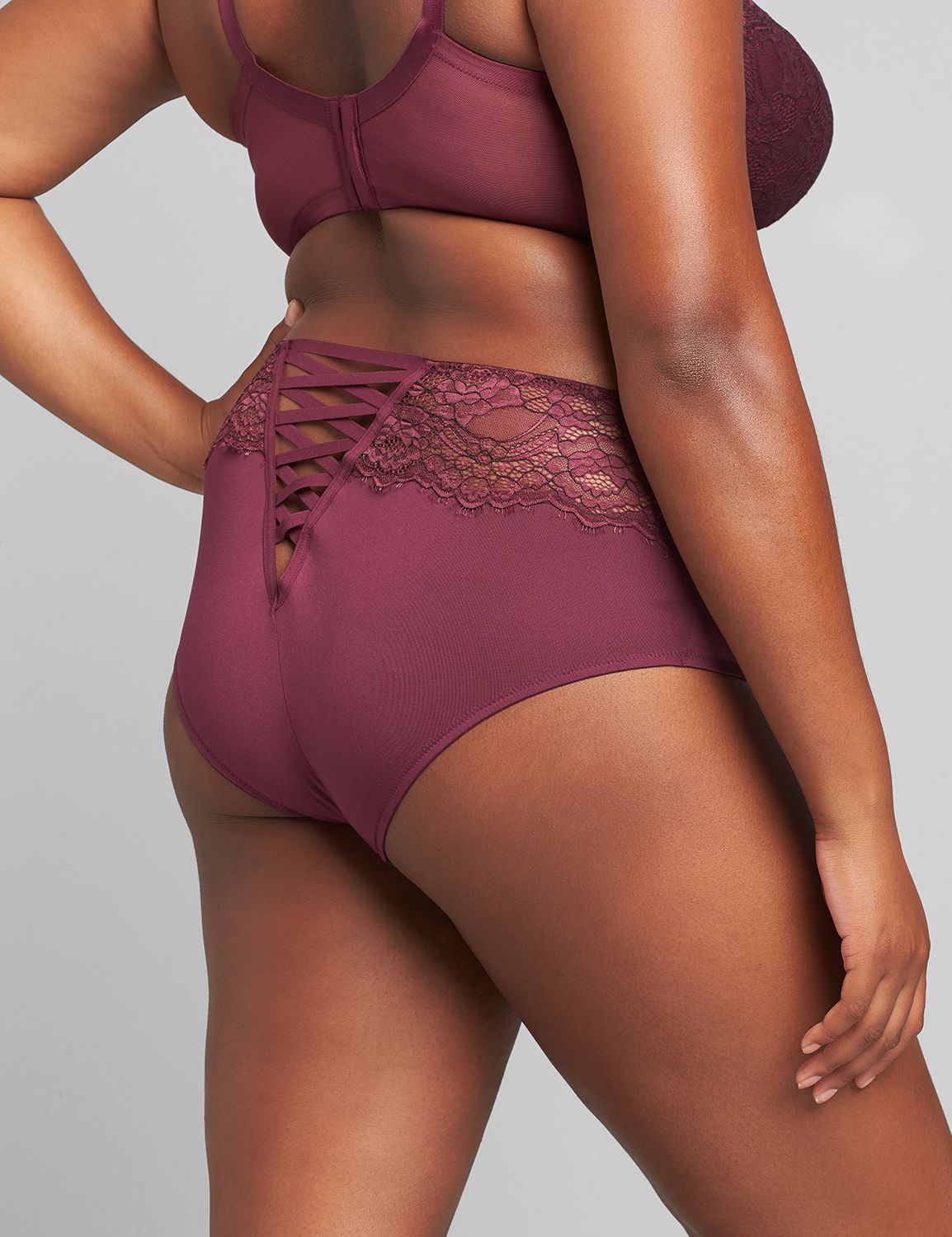 Mid-Waist Strappy-Back Cheeky Panty