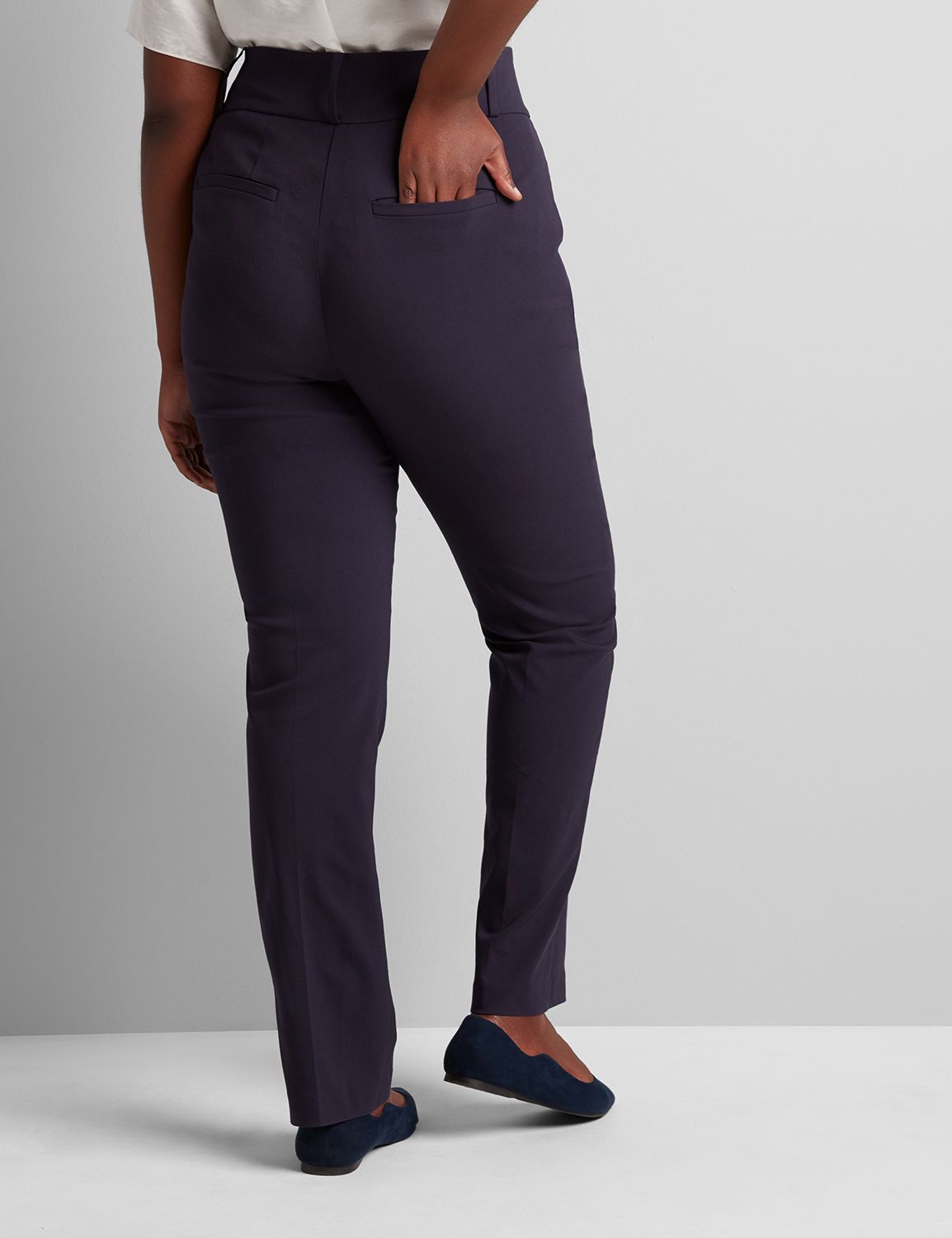 Tighter Tummy High-Rise Straight 4-Season Pant | LaneBryant