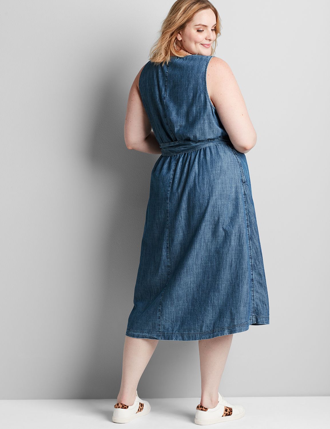 lane bryant denim dress