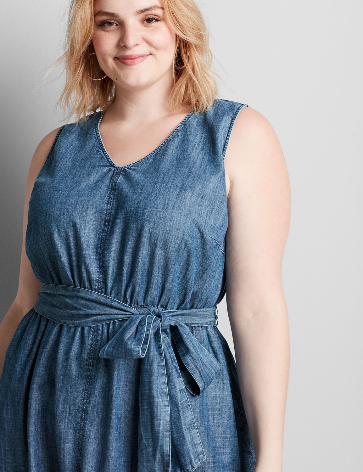 lane bryant denim dress