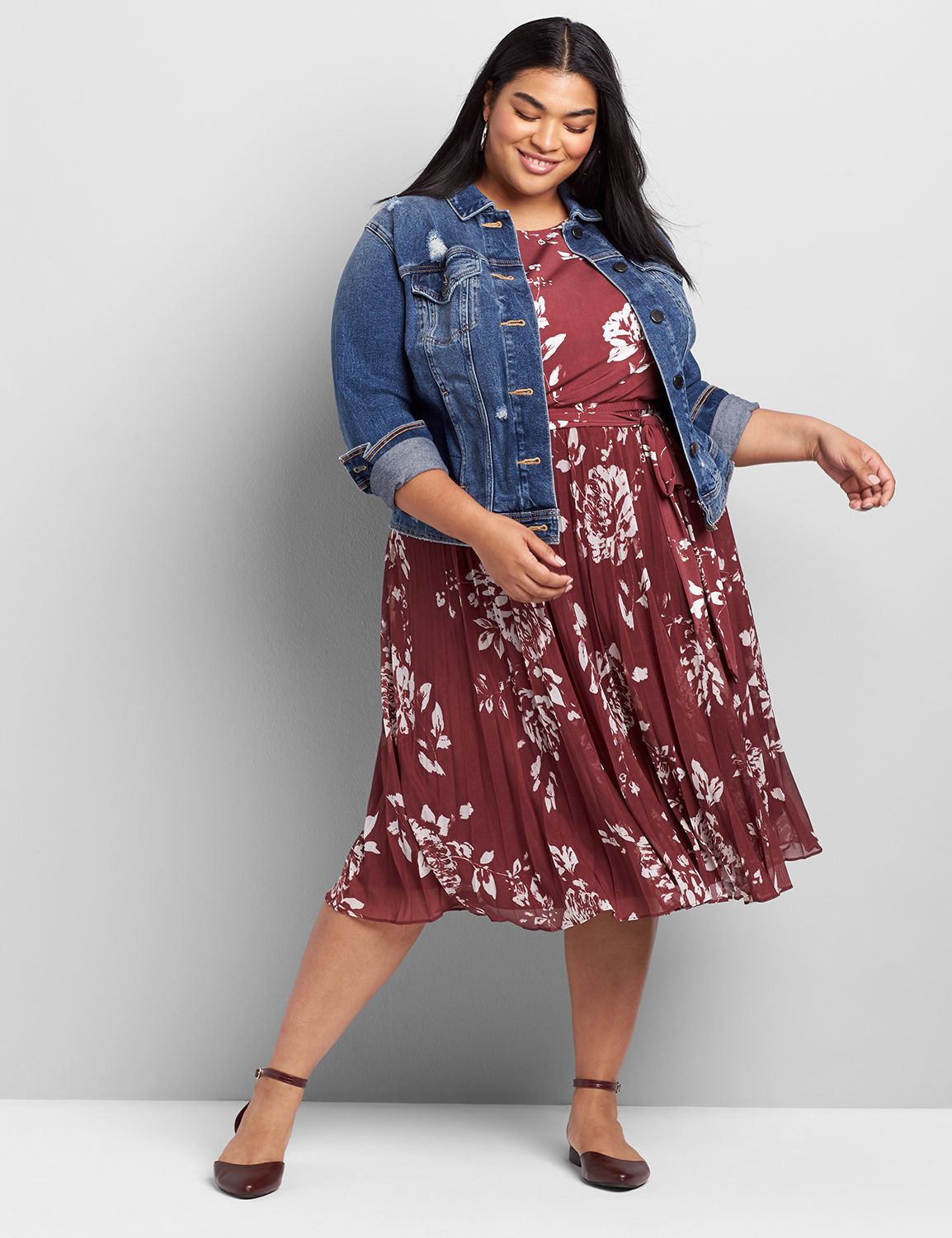 lane bryant denim dress