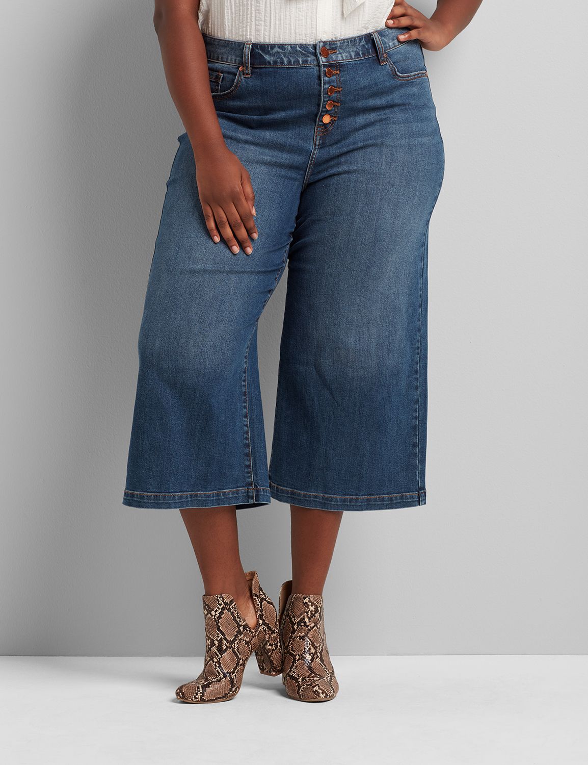 lane bryant wide leg jeans