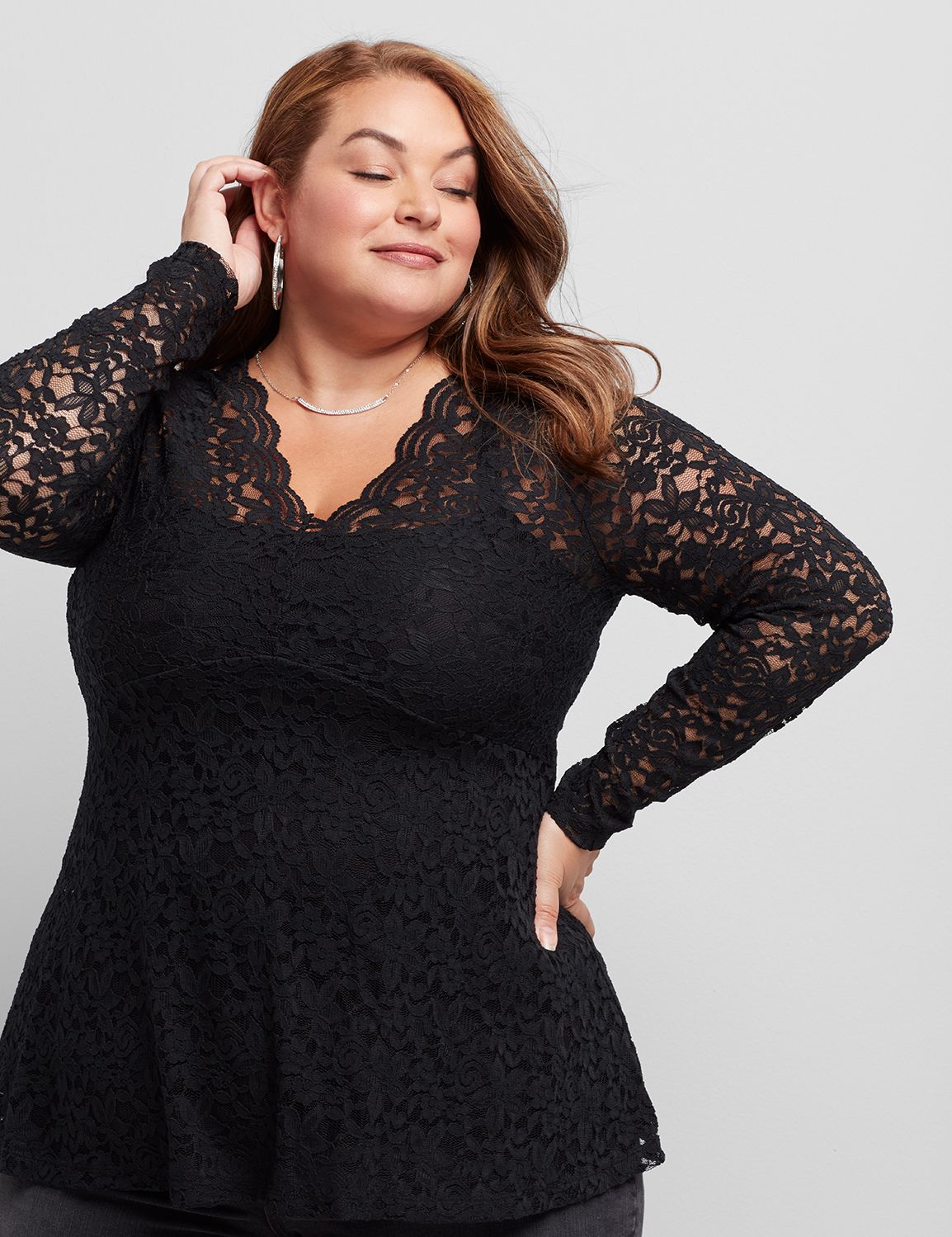 lane bryant evening tops
