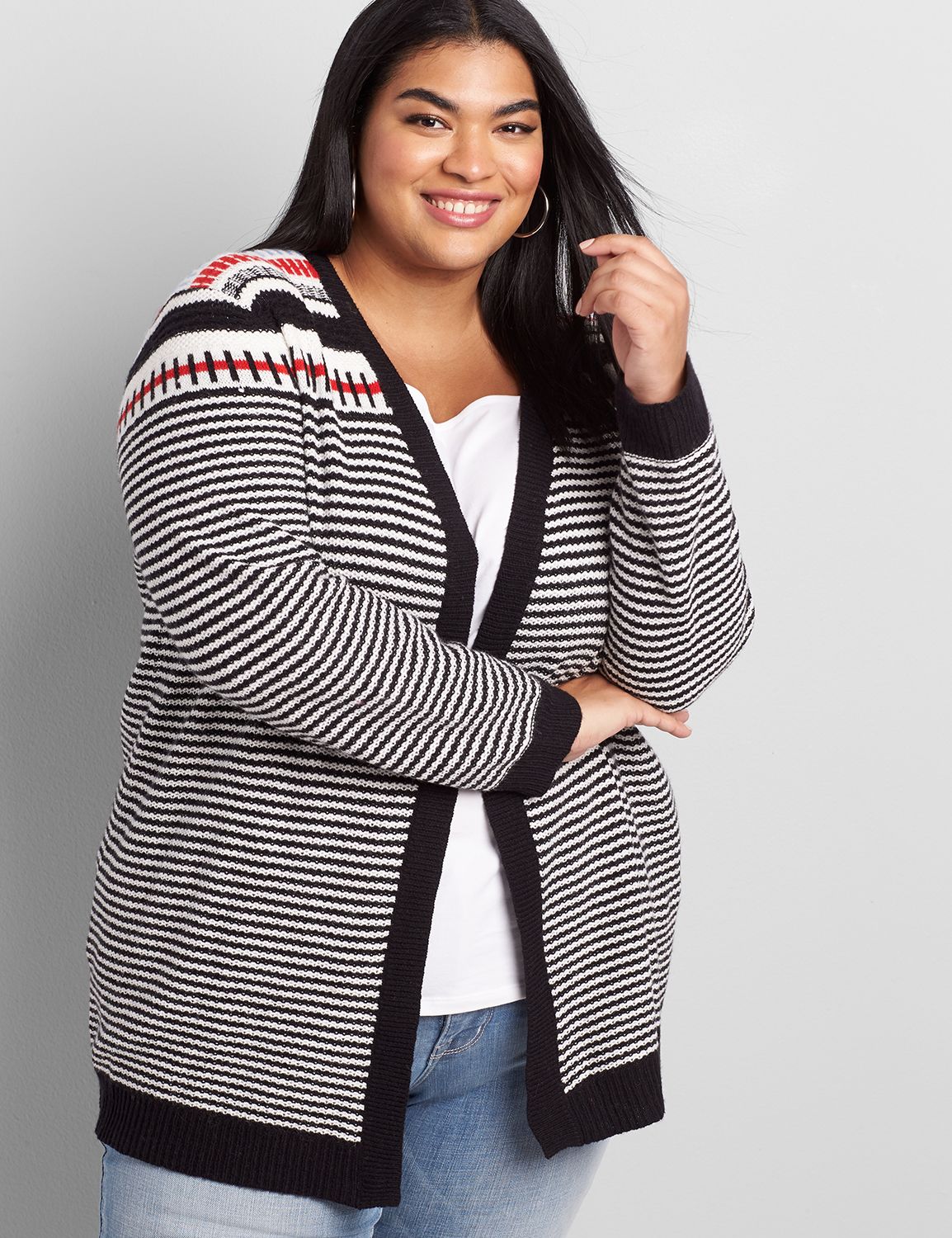 lane bryant sweater coat