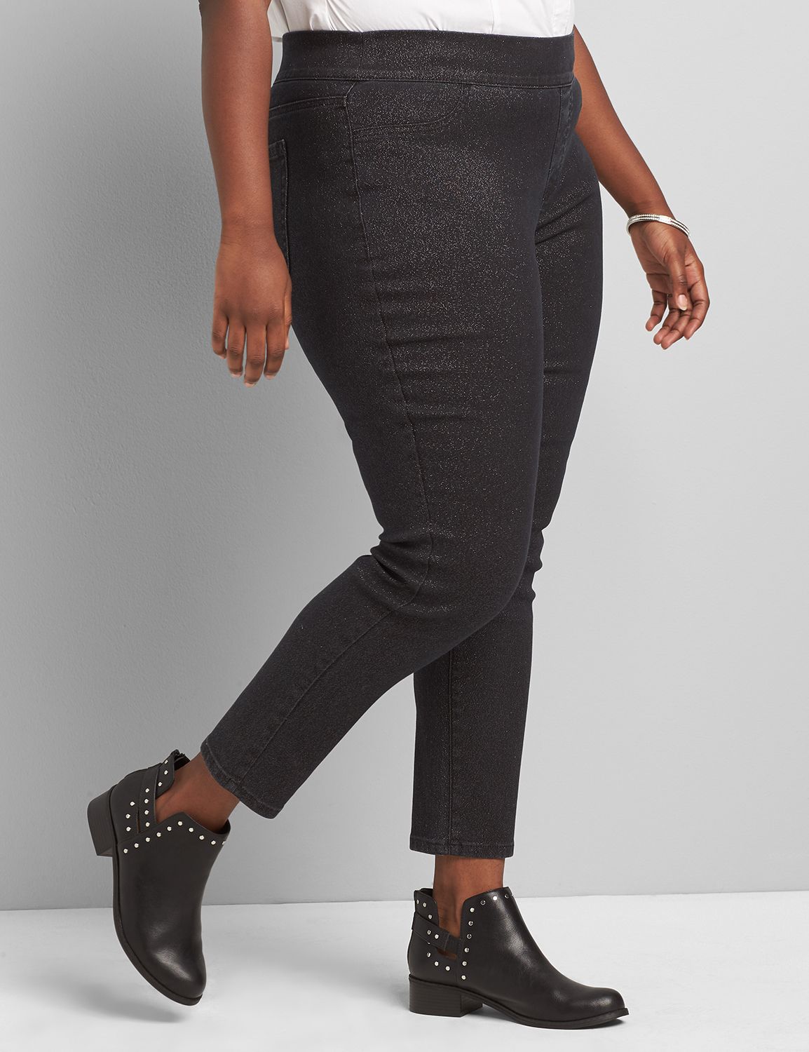 lane bryant high rise jegging