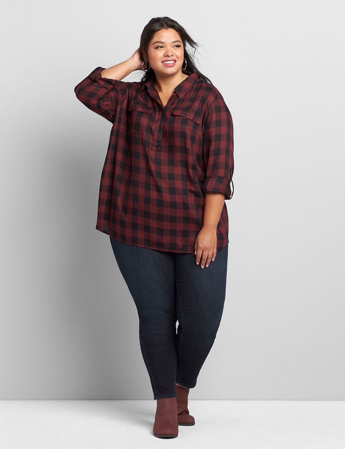 SEVEN7 SKINNY - OBLIVION DARK WASH 1116732:Dark Denim:20 Product Image 2