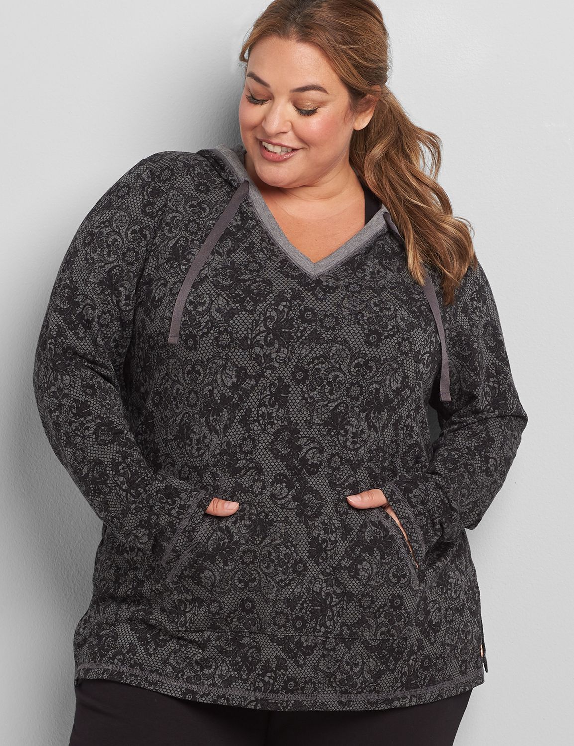 plus size zip up hoodie