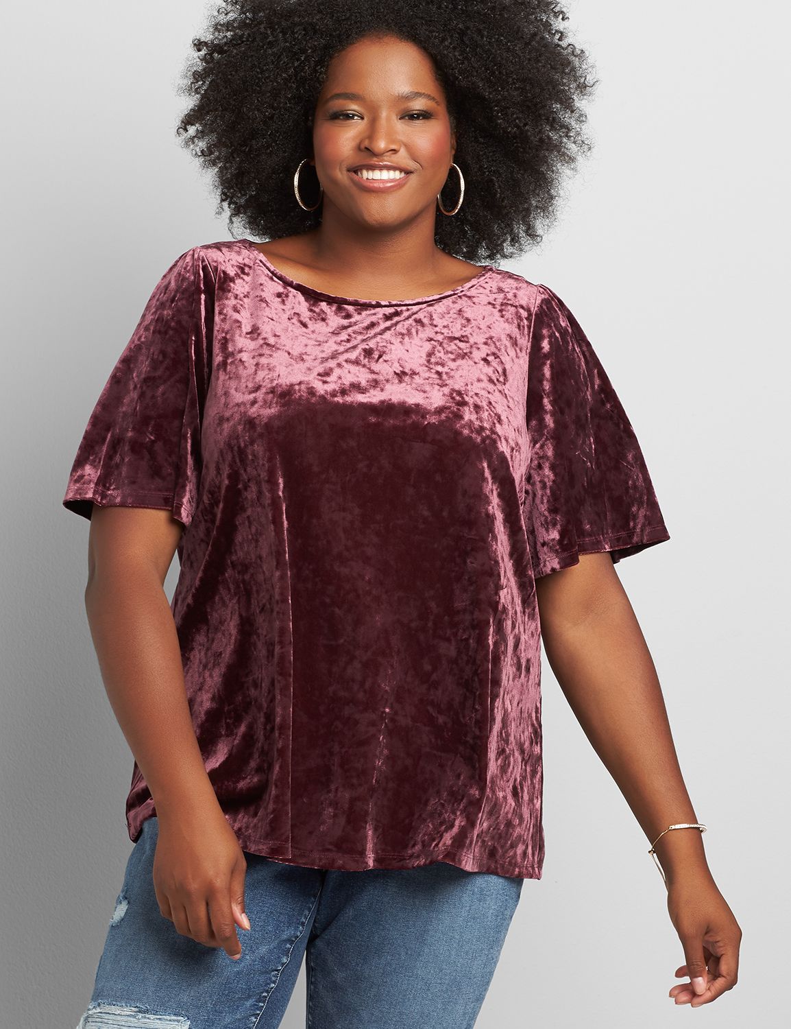 lane bryant red shirt