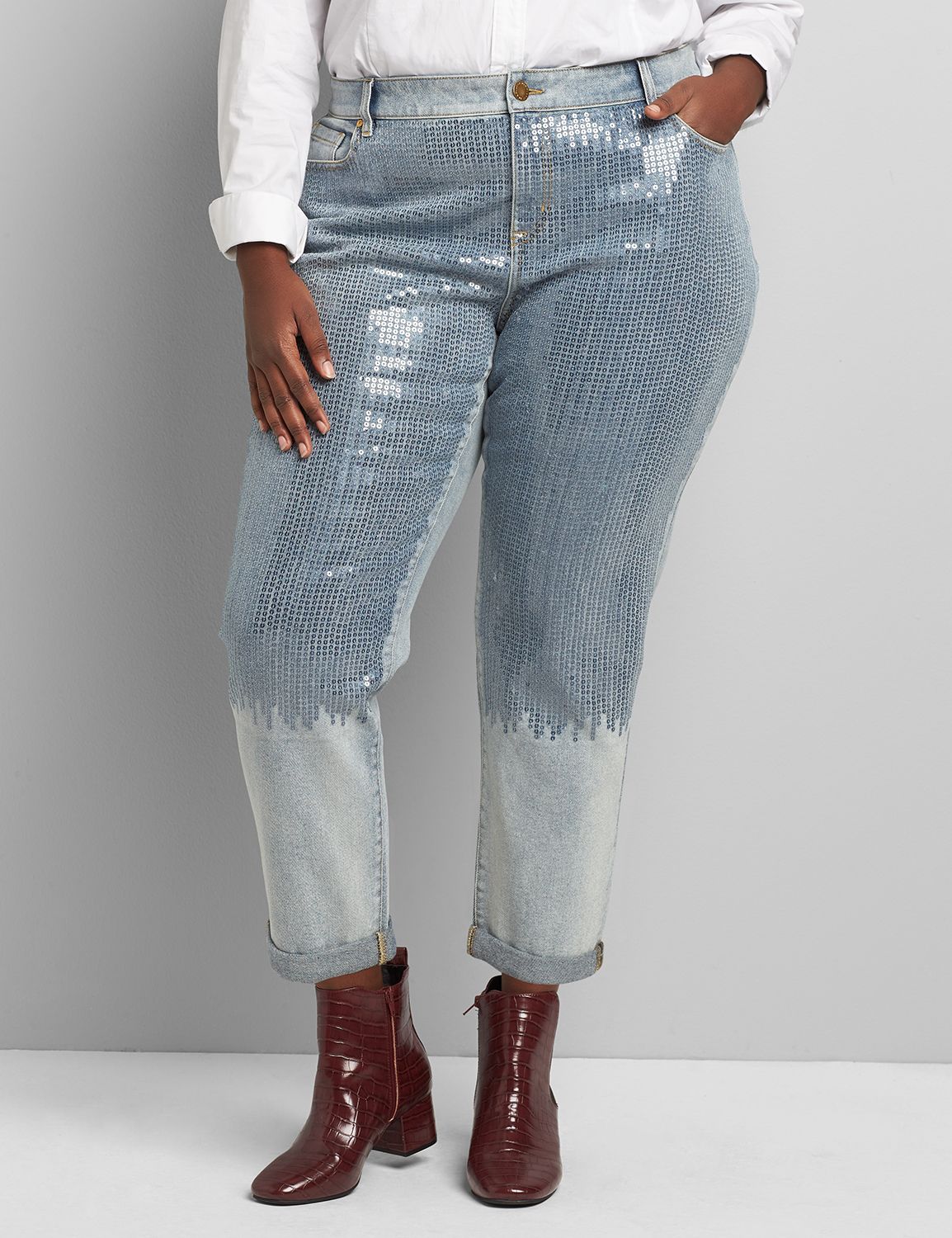 boyfriend jeans light wash