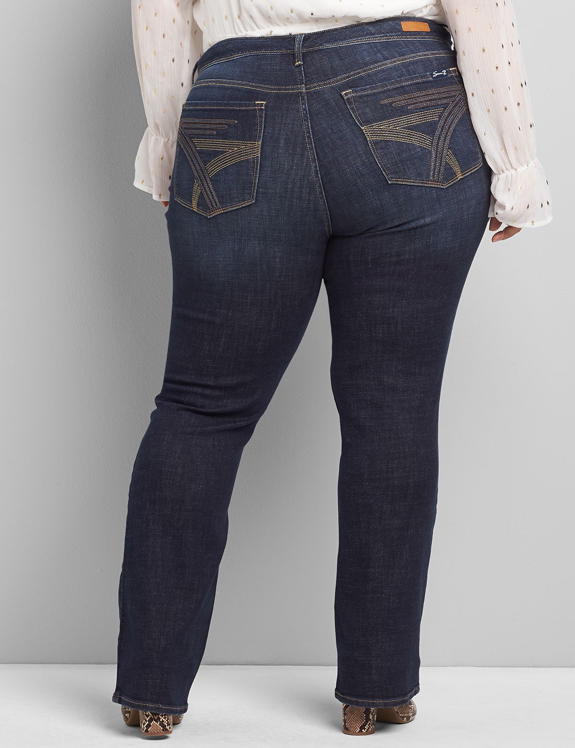 crosshatch bootcut jeans