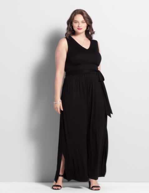 chinese dress ladies Women's Plus Size Women's Black Rayon A-Line Tiered Maxi Dress