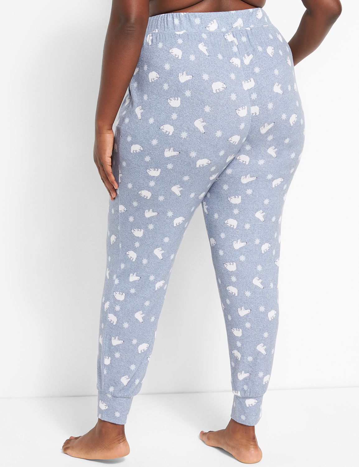 Brushed Jersey Piped Jogger 1115144:Polar