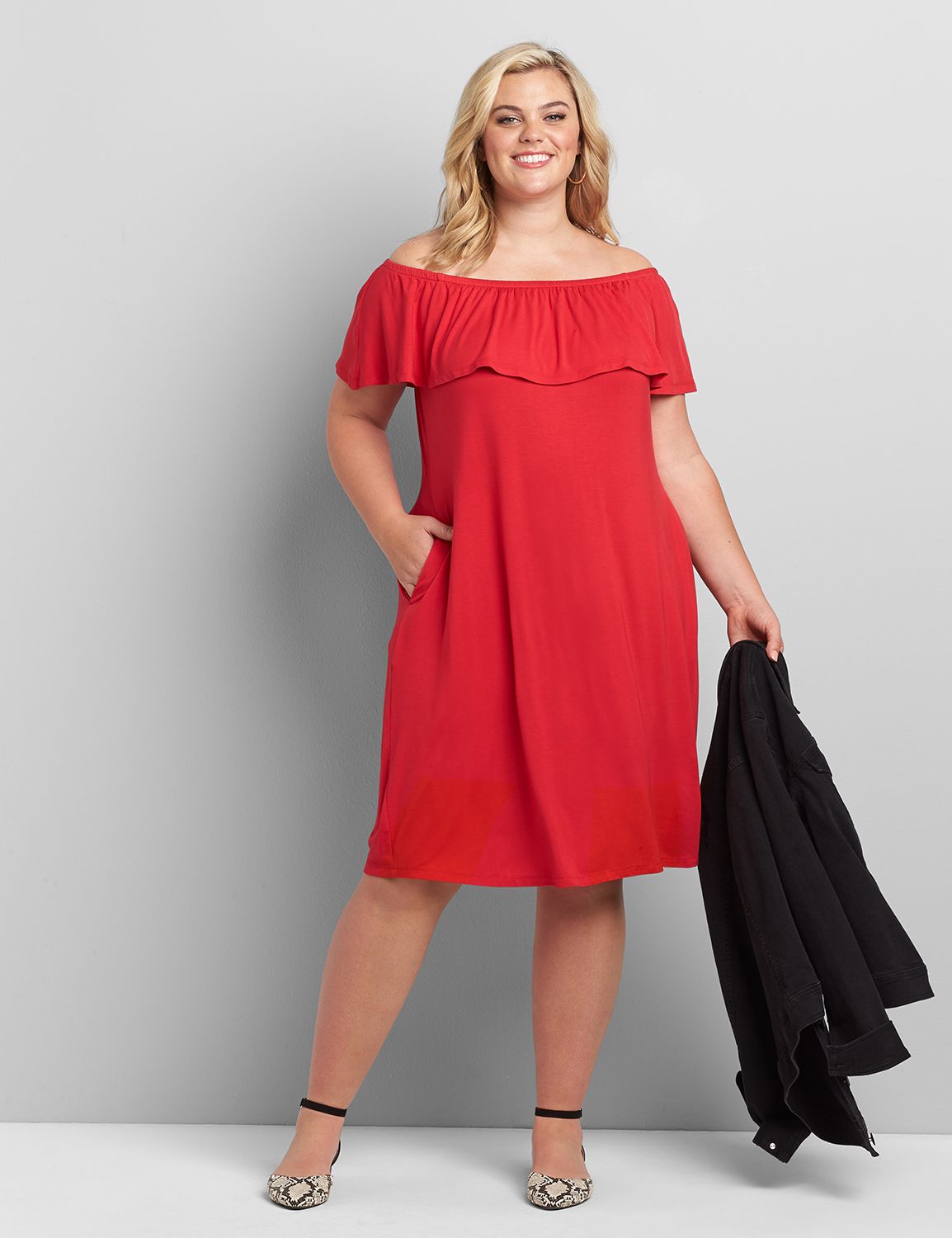 lane bryant red sequin dress