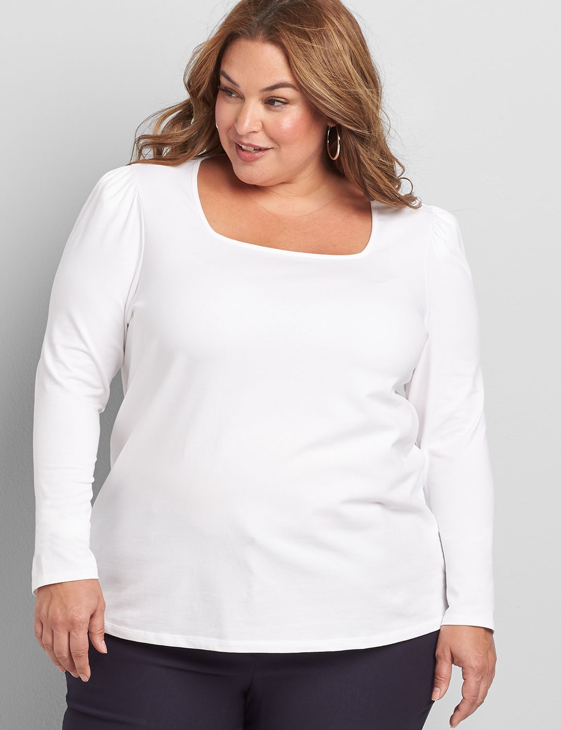 lane bryant white shirts