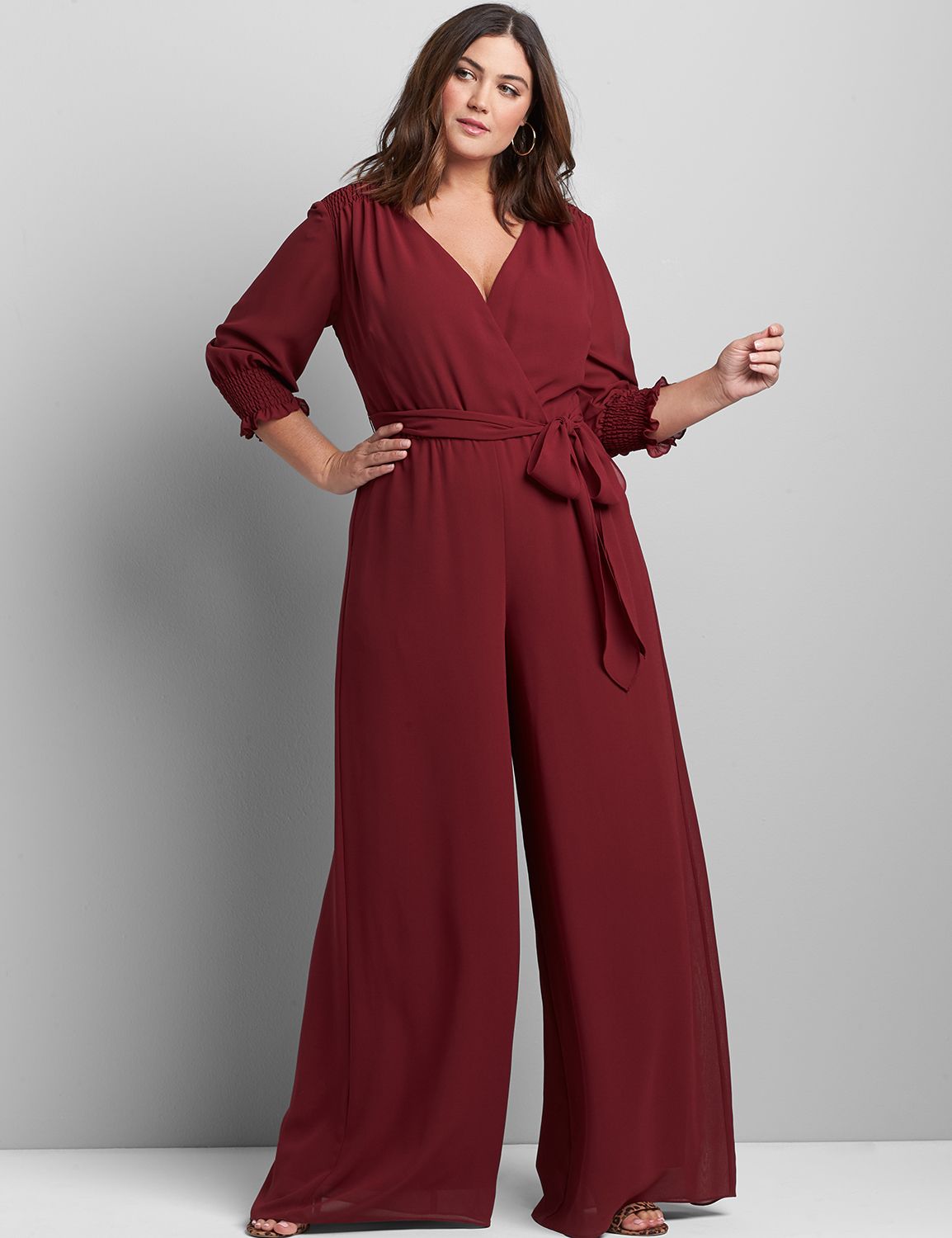 burgundy jumpsuit outfit