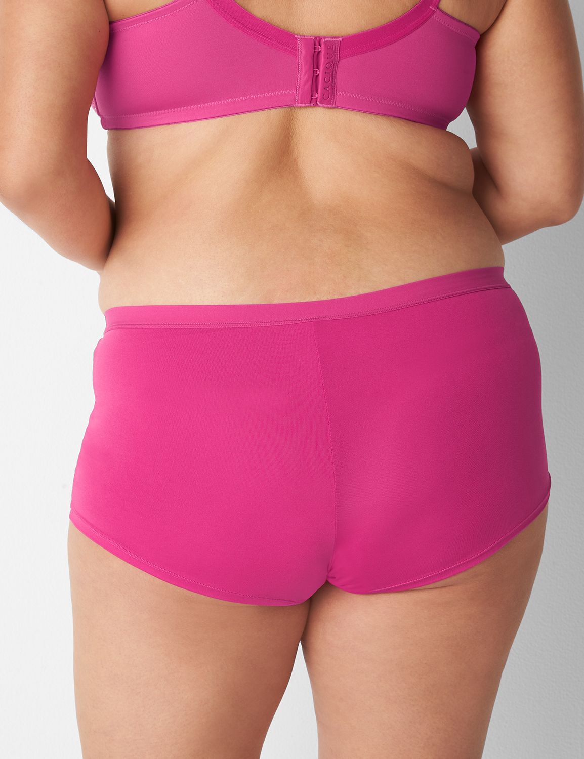 NoShow Boyshort Panty Shine Lace 1 LaneBryant