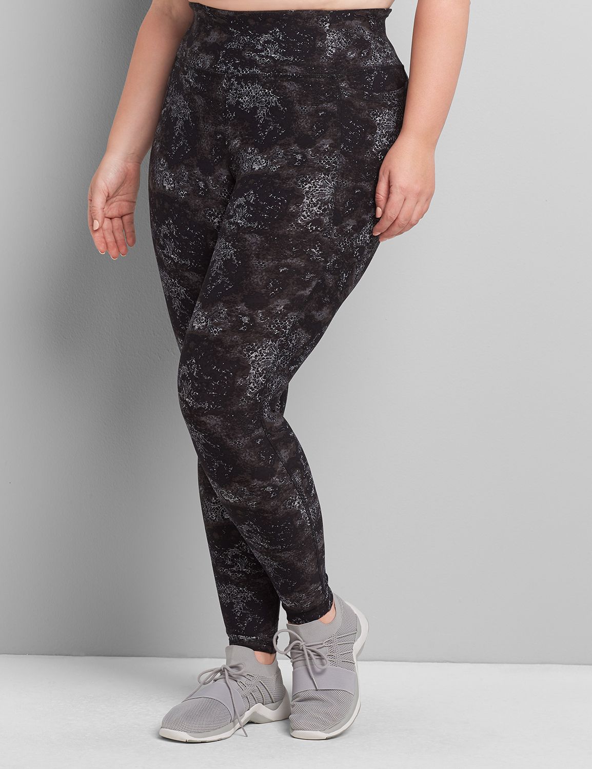 Power Pocket Wicking 7/8 Legging F 1118205:LBH20046_GlamTexture_colorway9:10/12 Product Image 1