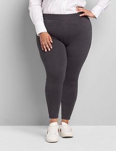 Pull-On High-Rise Ponte Legging